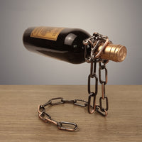 Thumbnail for Magic Iron Chain Wine Bottle Holder