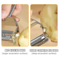 Thumbnail for Stainless Steel Kitchen Vegetable Peeler