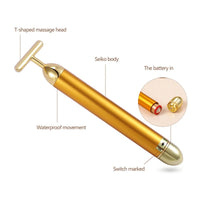 Thumbnail for Energy 24K Gold T Beauty Bar Facial Roller Massager