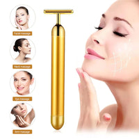 Thumbnail for Energy 24K Gold T Beauty Bar Facial Roller Massager