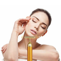 Thumbnail for Energy 24K Gold T Beauty Bar Facial Roller Massager